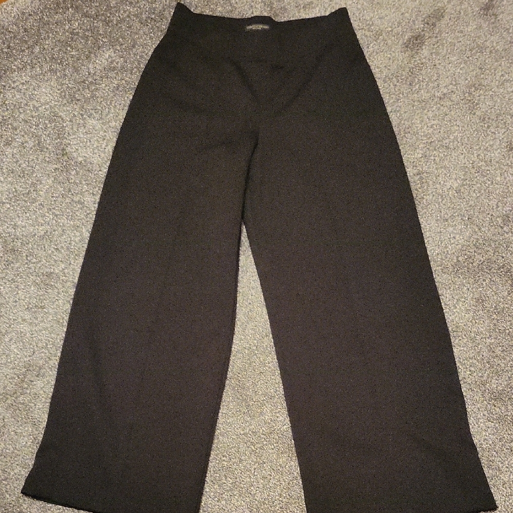 Christian Siriano Black Wide Leg Pants